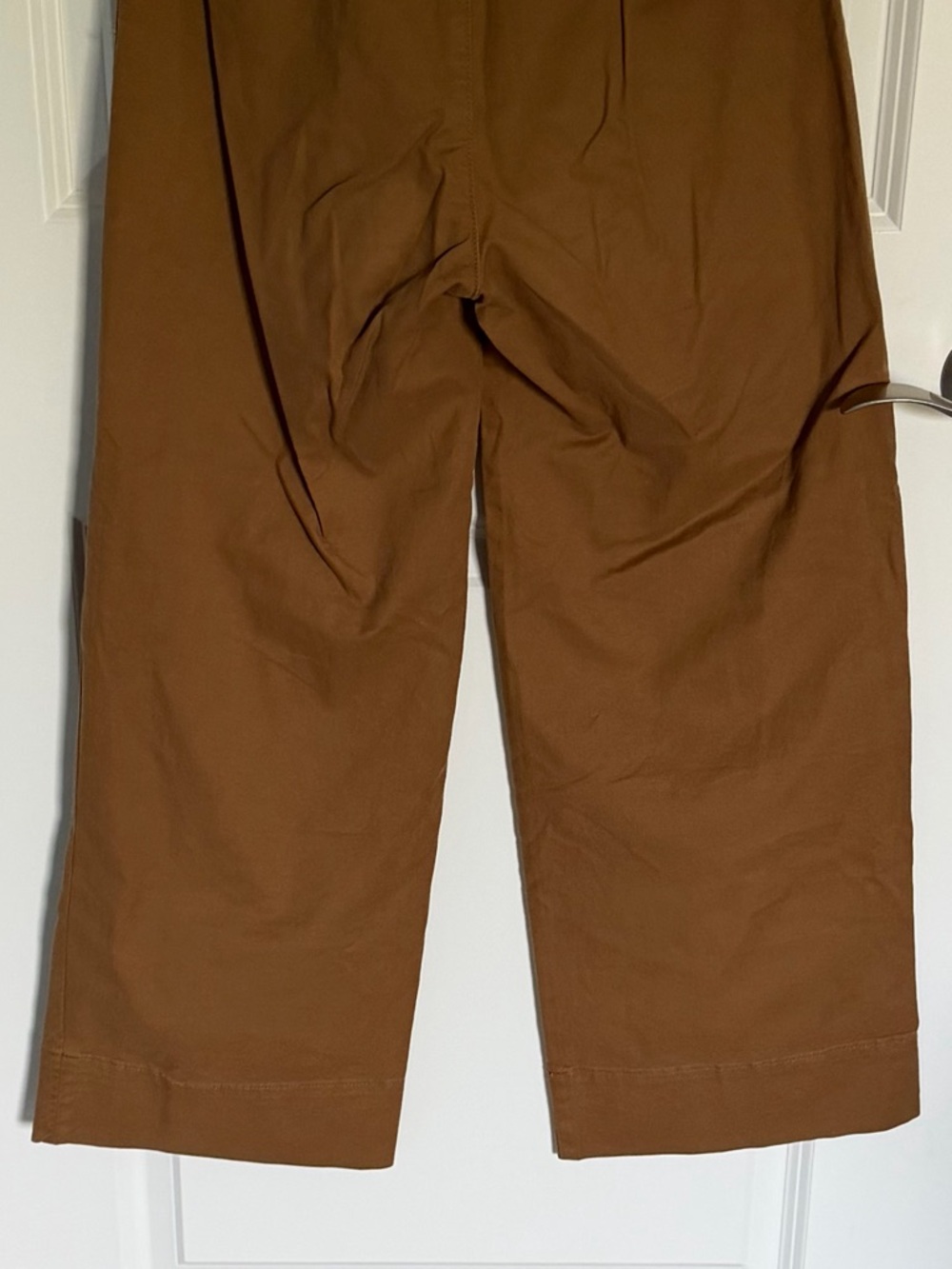 Abercrombie & Fitch Brown Ultra High Rise Cropped Wide Leg Pants 27 54847 - Picture 7 of 10